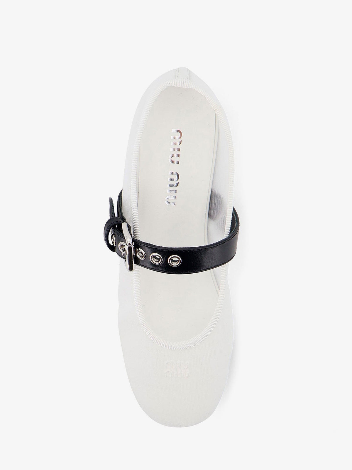 Mesh fabric ballerinas 4