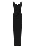 Metallic logo dress