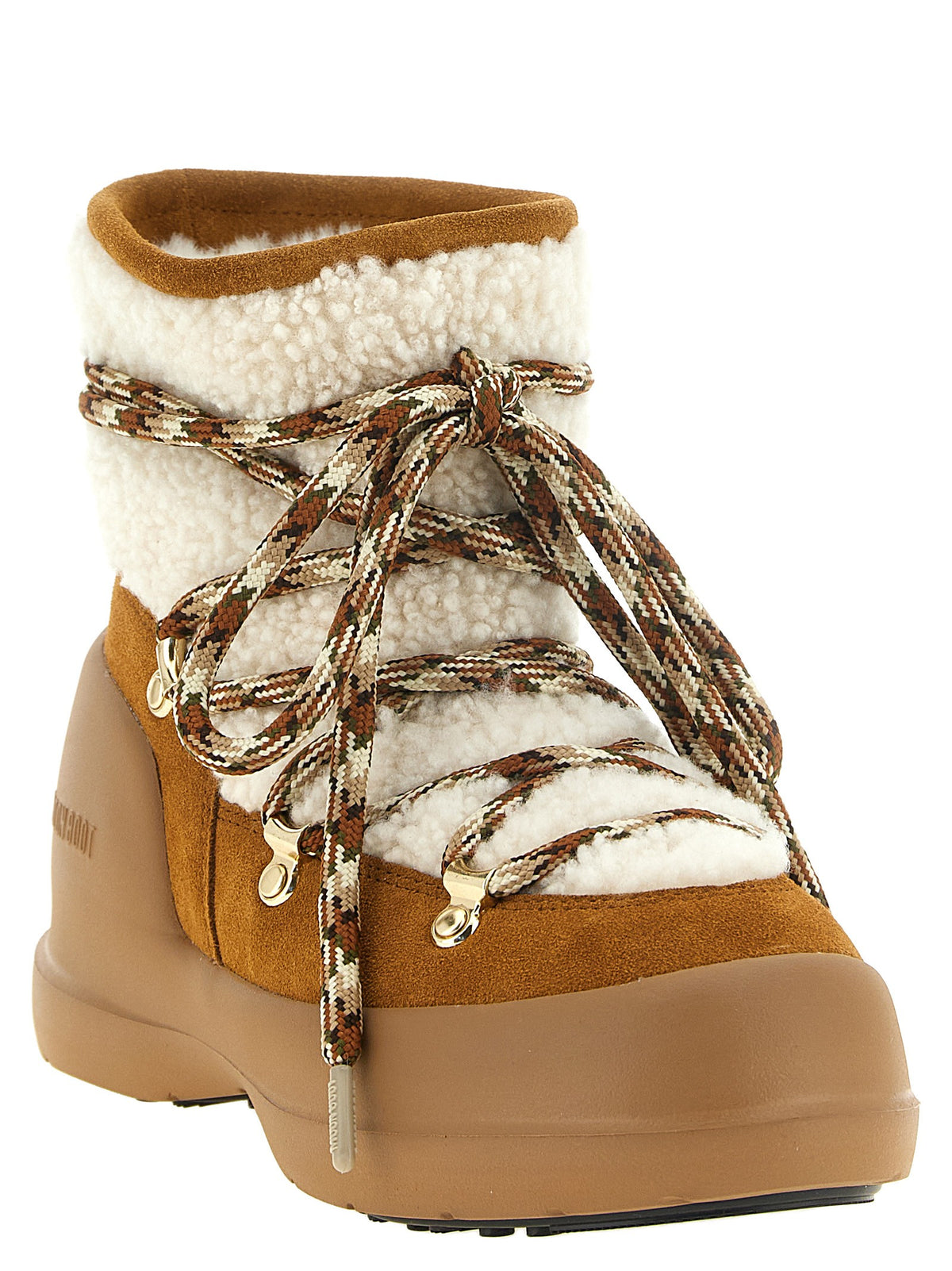 'Mezzaluna' beige ankle boots 2