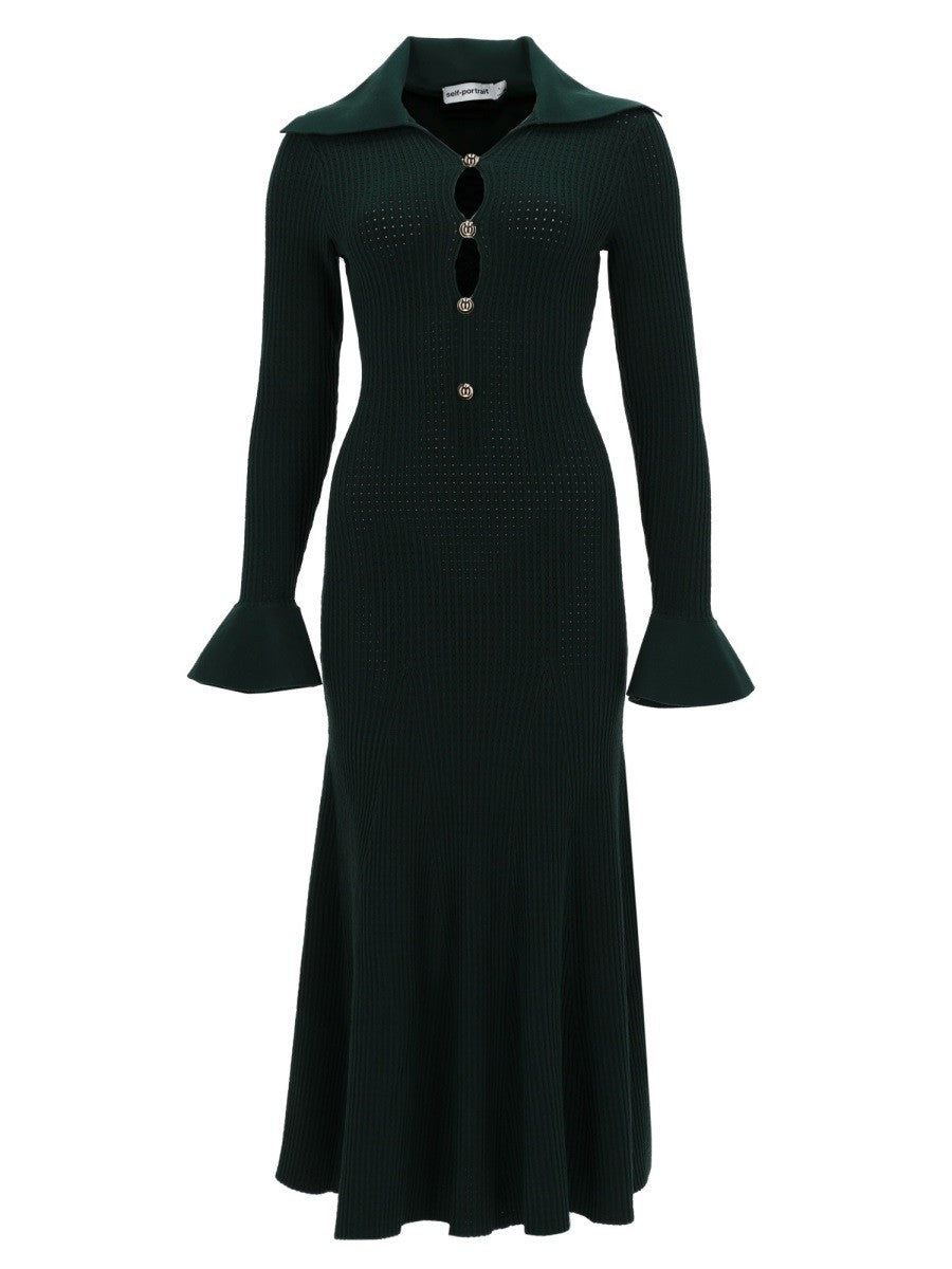 MIDI DRESS WITH CUT-OUT