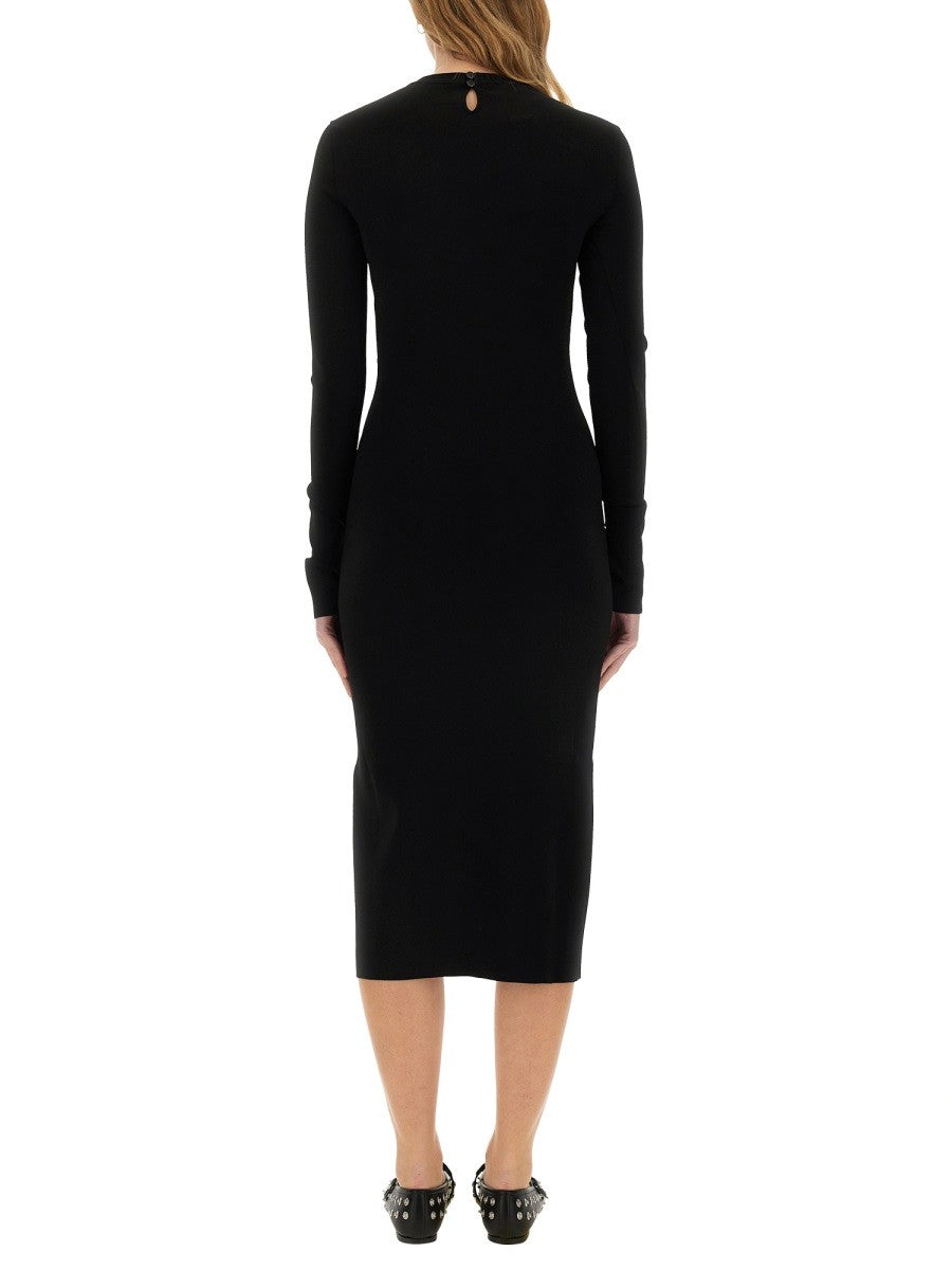 MIDI DRESS WITH SLIT 3