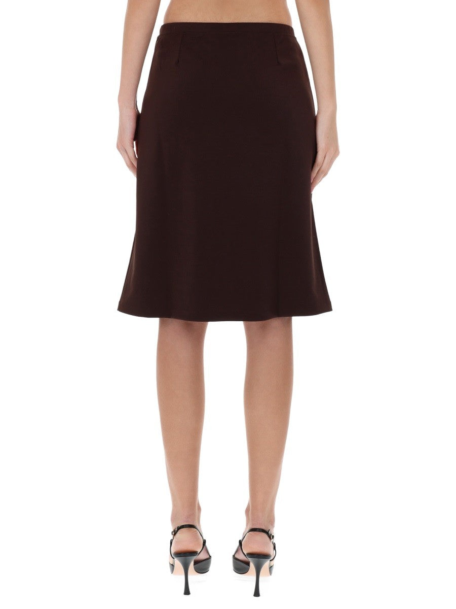 MIDI SKIRT WITH LOGO 4