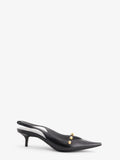 Midnight City leather pumps with studs