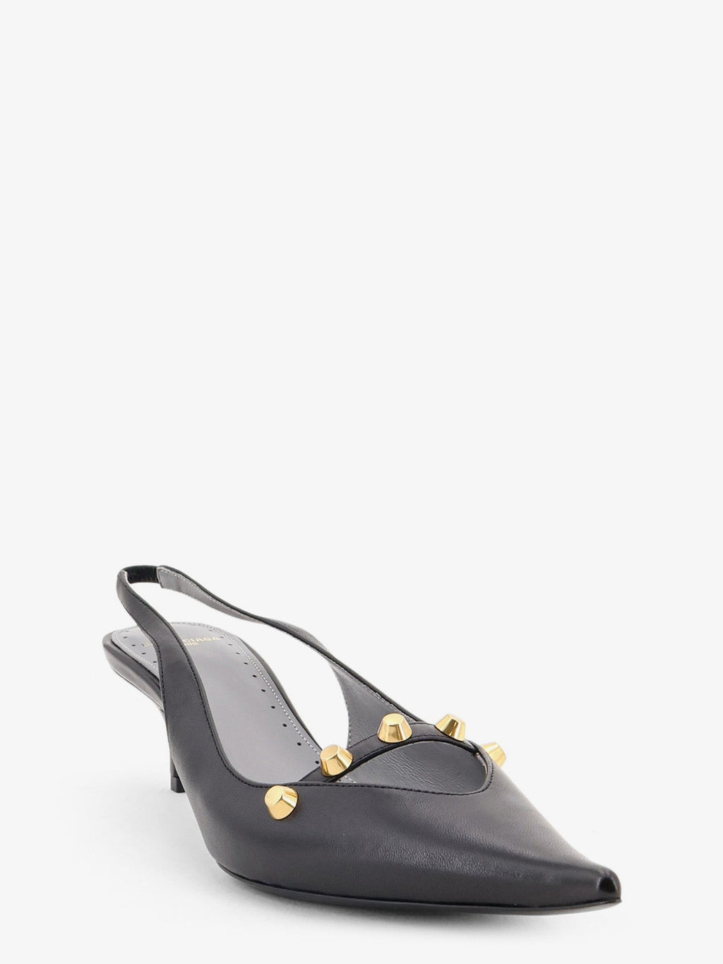 Midnight City leather pumps with studs 2