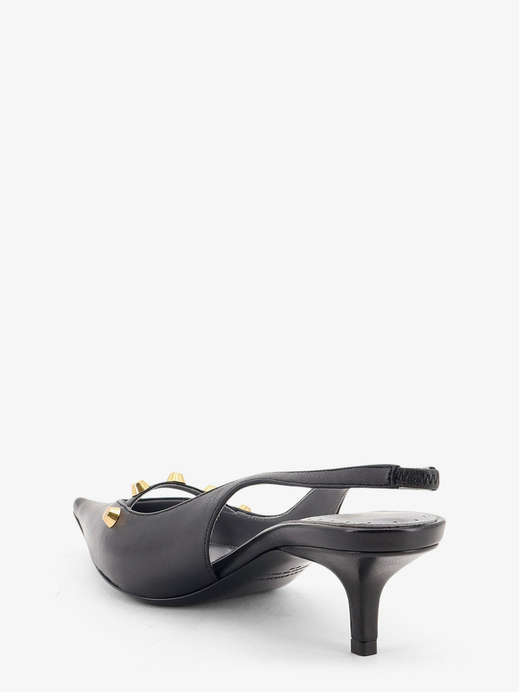 Midnight City leather pumps with studs 3