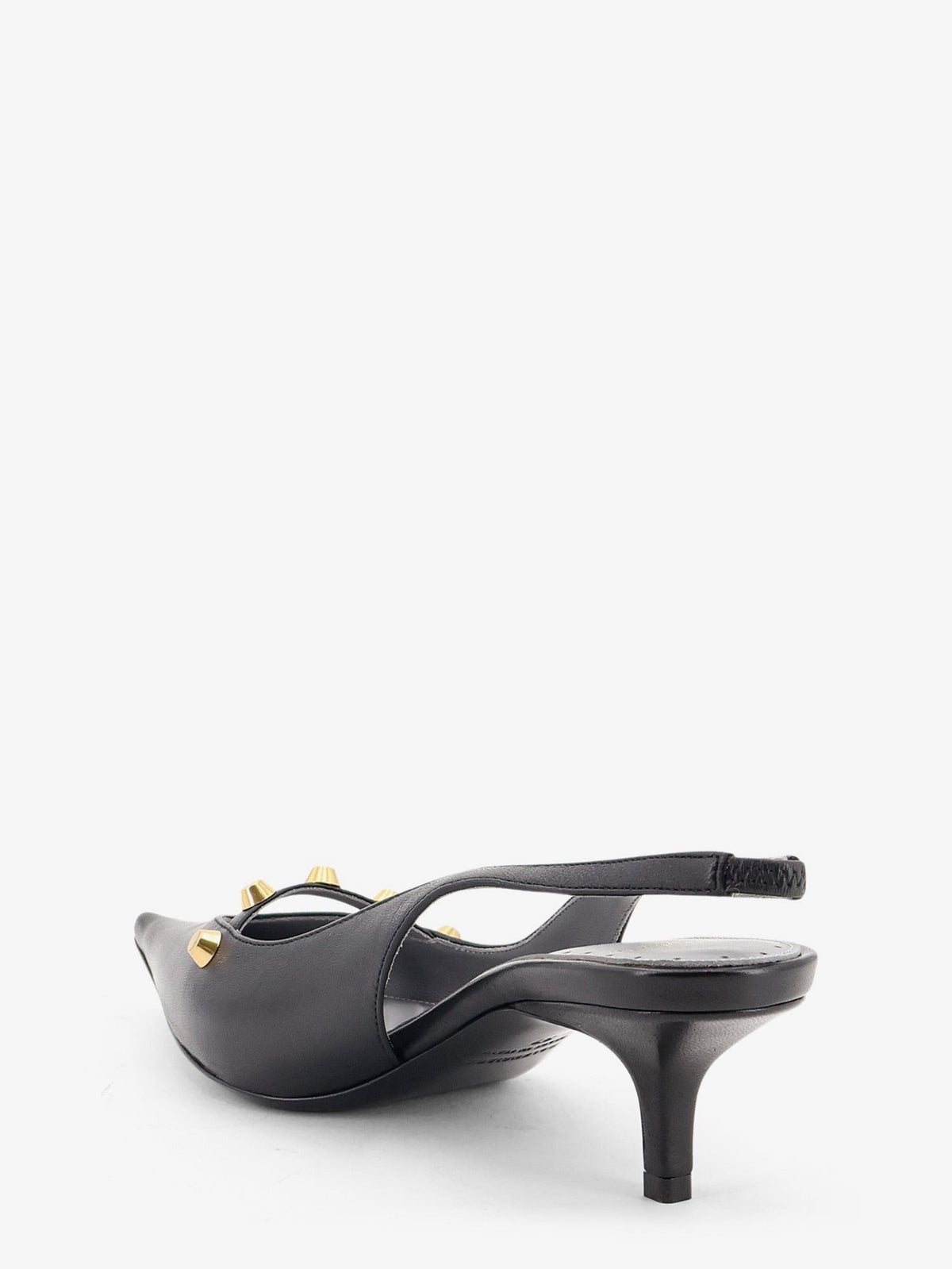Midnight City leather pumps with studs 3