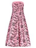 'Mikado floreale' dress