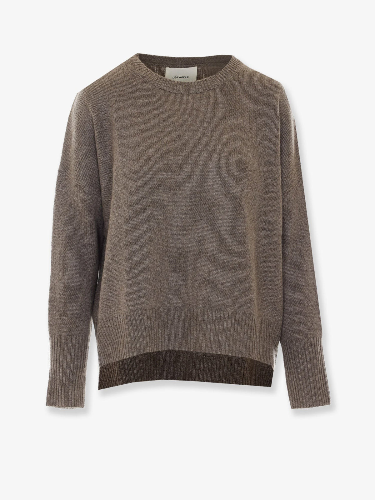 Mila cashmere sweater with ribbed knit