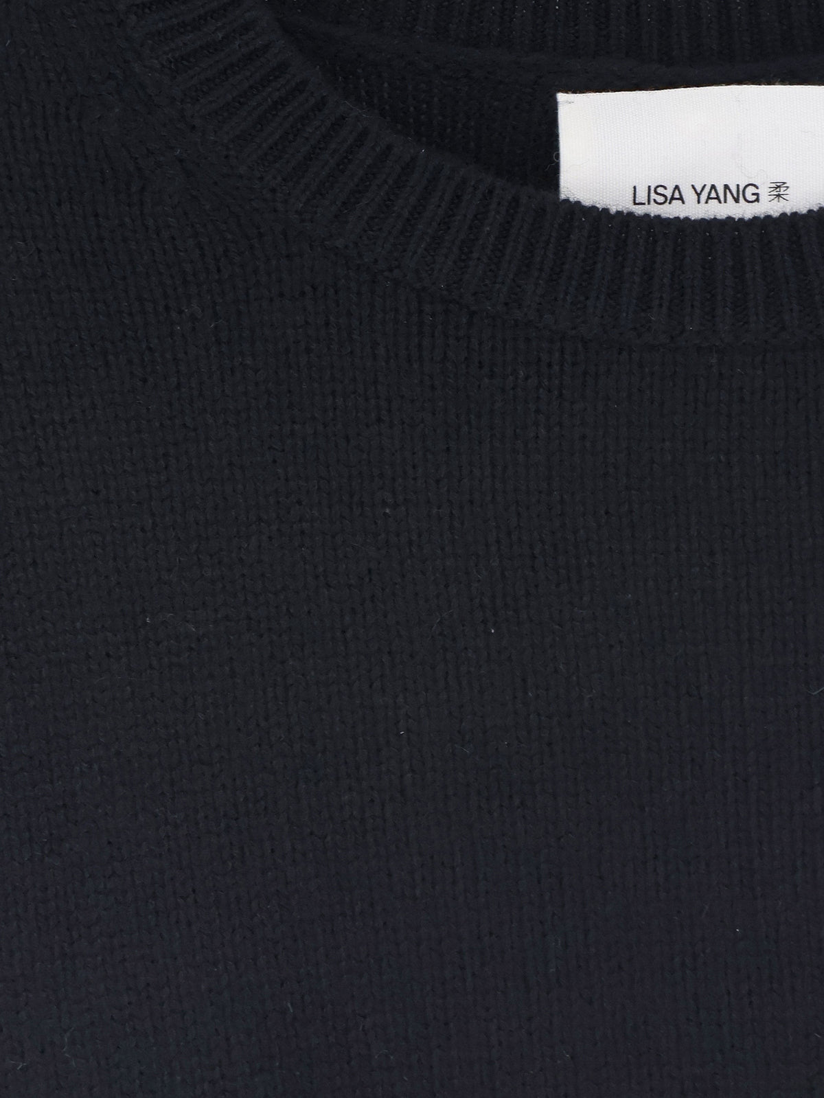 Mila cashmere sweater with ribbed knit 3