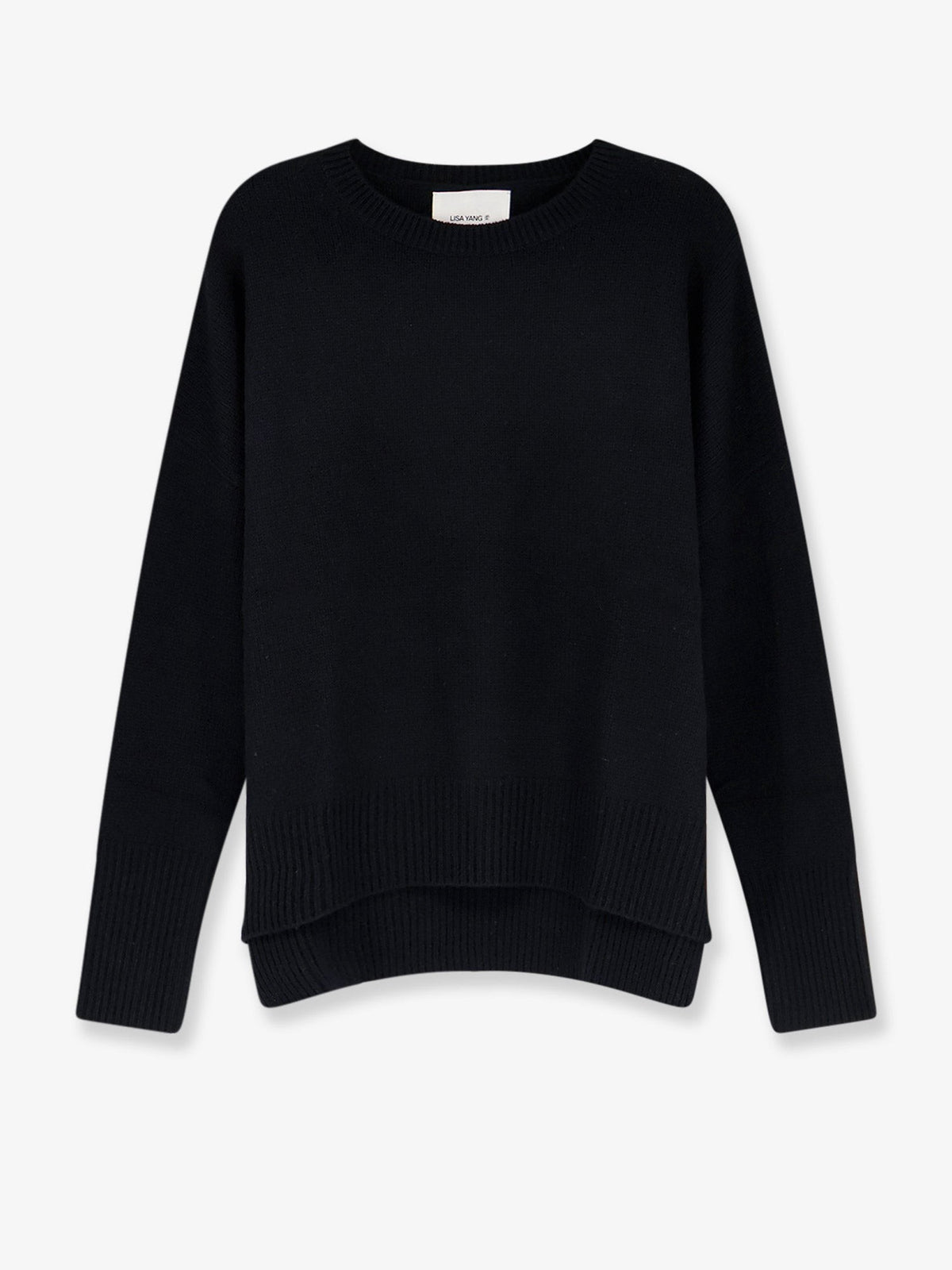 Mila cashmere sweater with ribbed knit