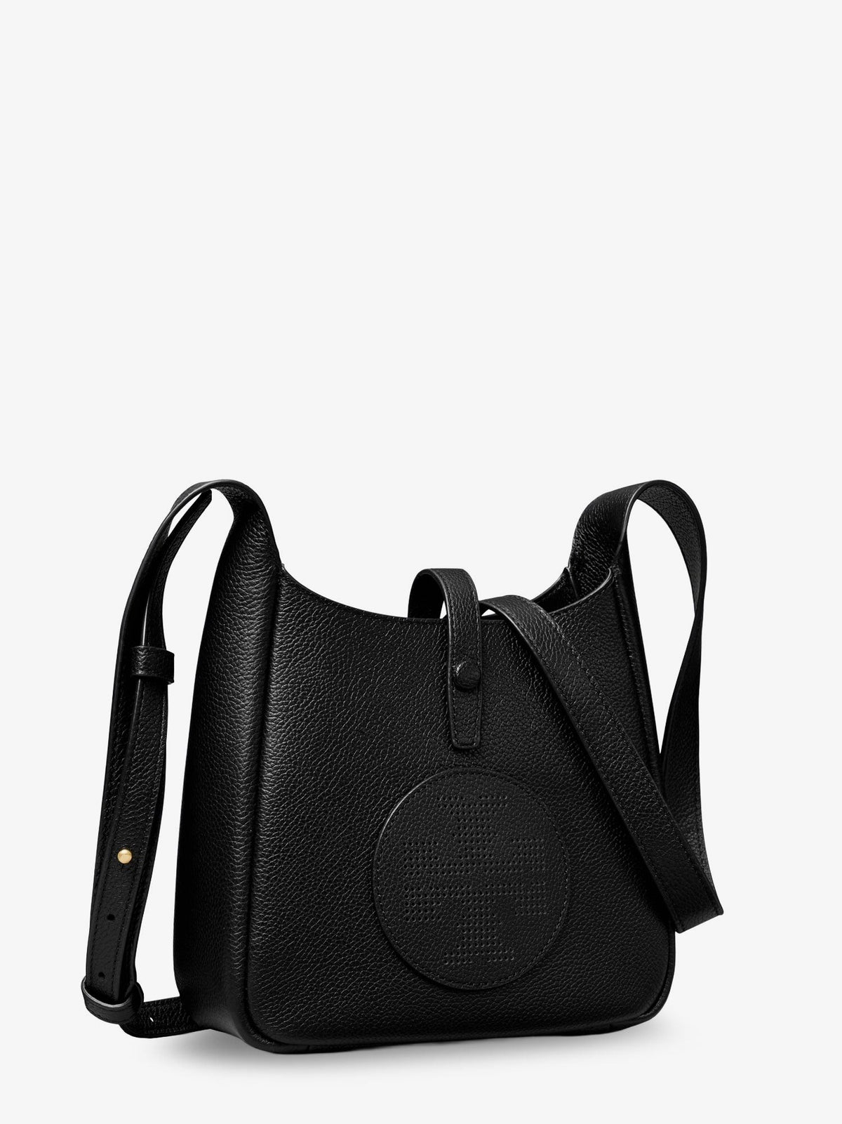 Miller Swing shoulder bag in black hammered leather 3