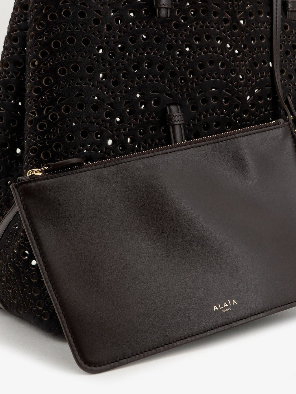 Mina hair-calf handbag 5