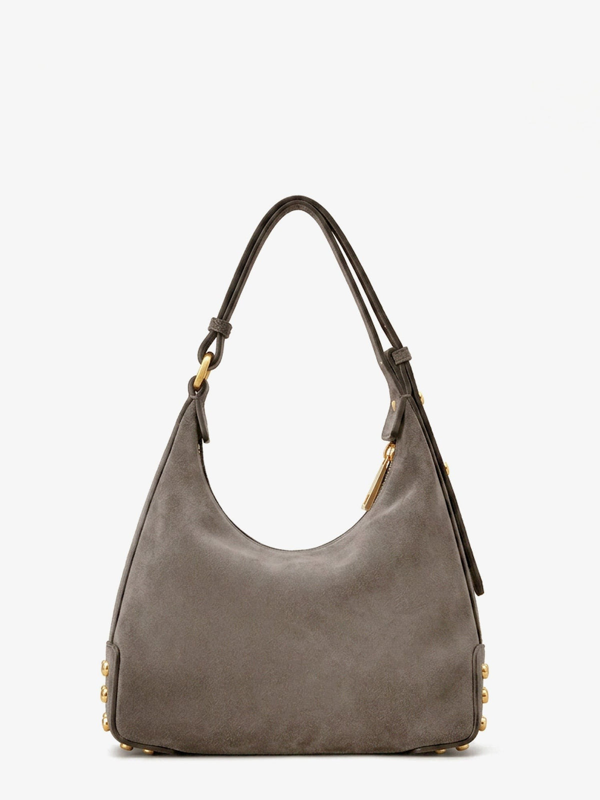 Mini Bag Metal Dots suede crossbody bag 2