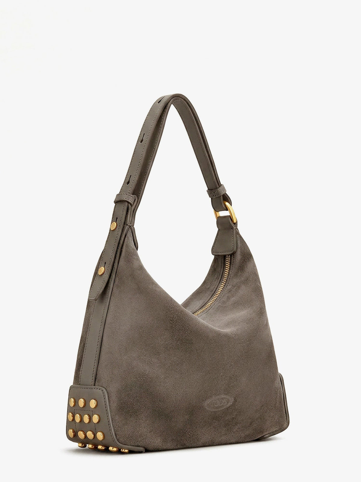 Mini Bag Metal Dots suede crossbody bag 3