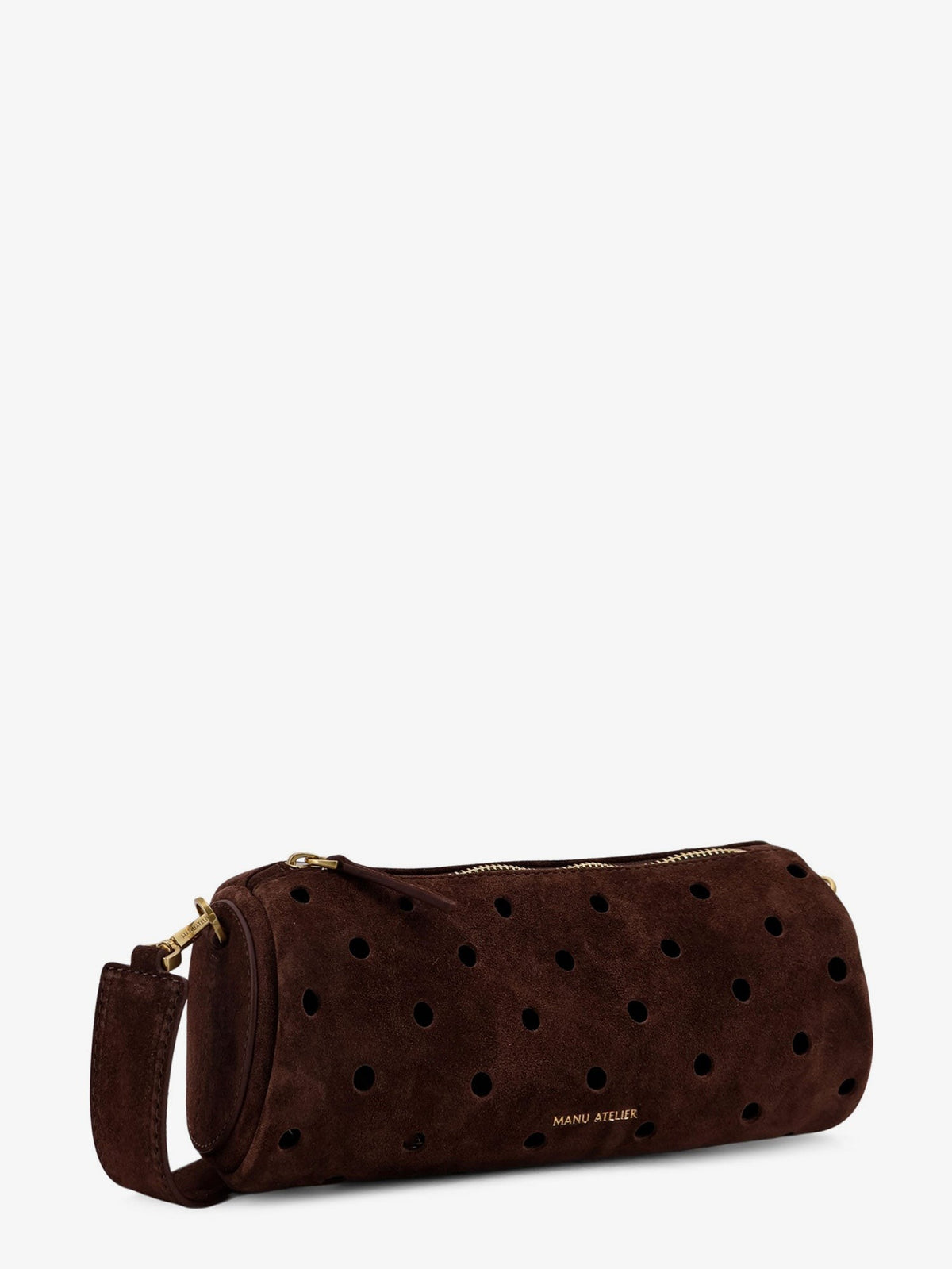 Mini Cylinder suede crossbody bag 3