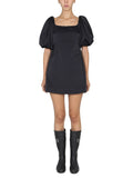 MINI DRESS WITH BALLOON SLEEVES