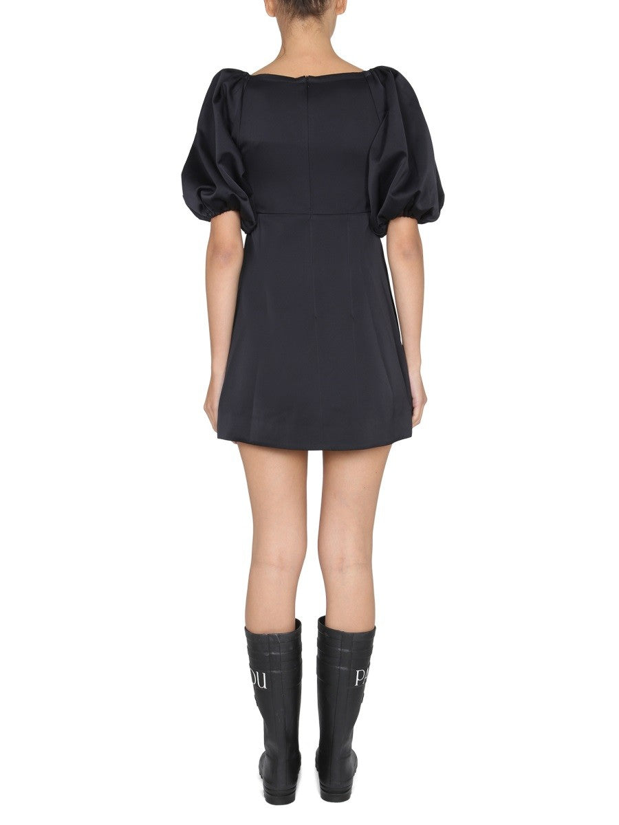 MINI DRESS WITH BALLOON SLEEVES 3