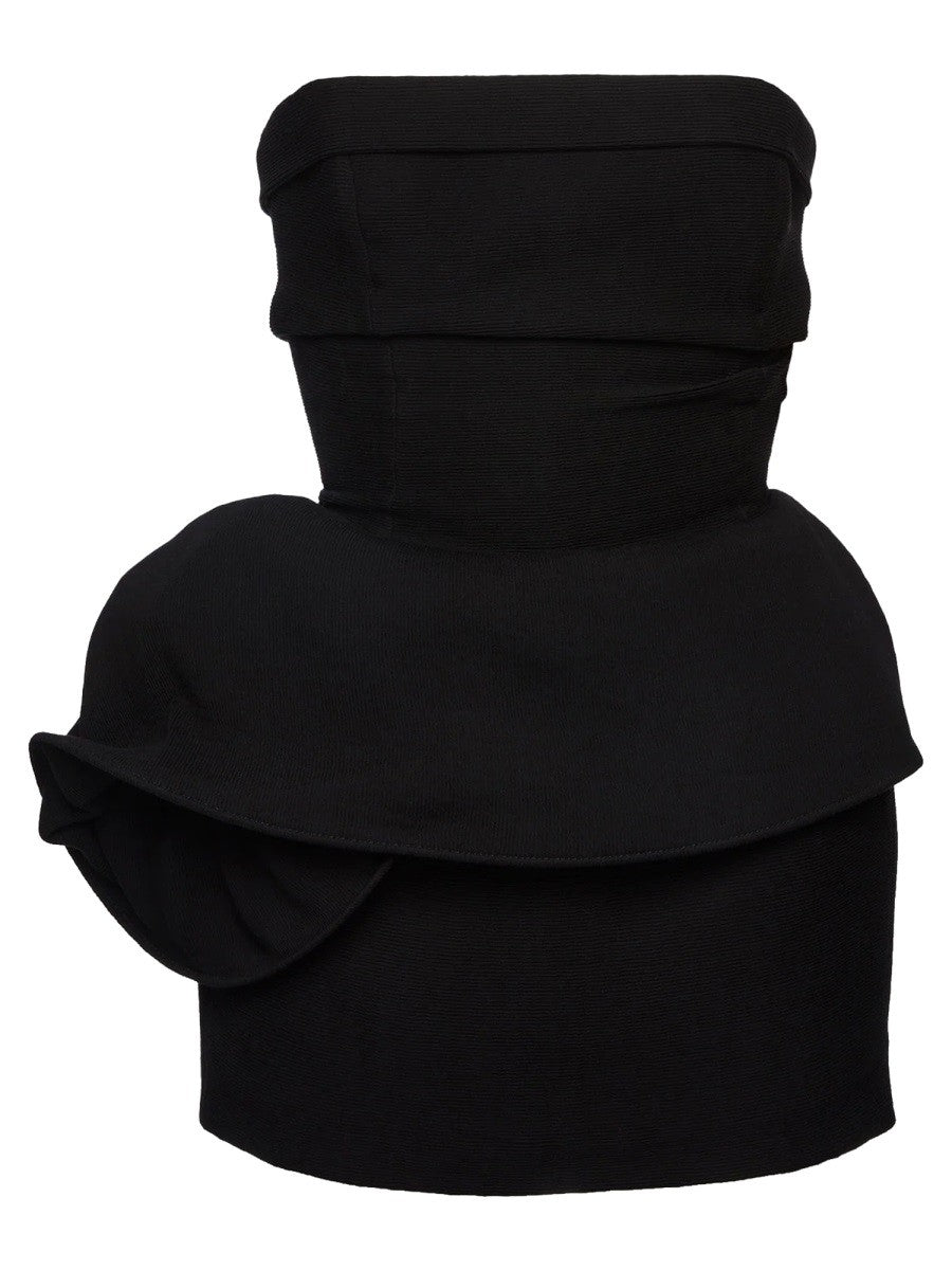 MINI DRESS WITH DRAPE