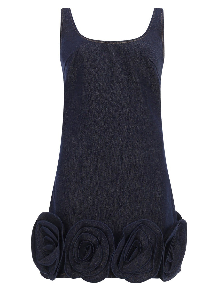 MINI DRESS WITH FLORAL DETAILS