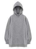 MINI DRESS WITH HOOD