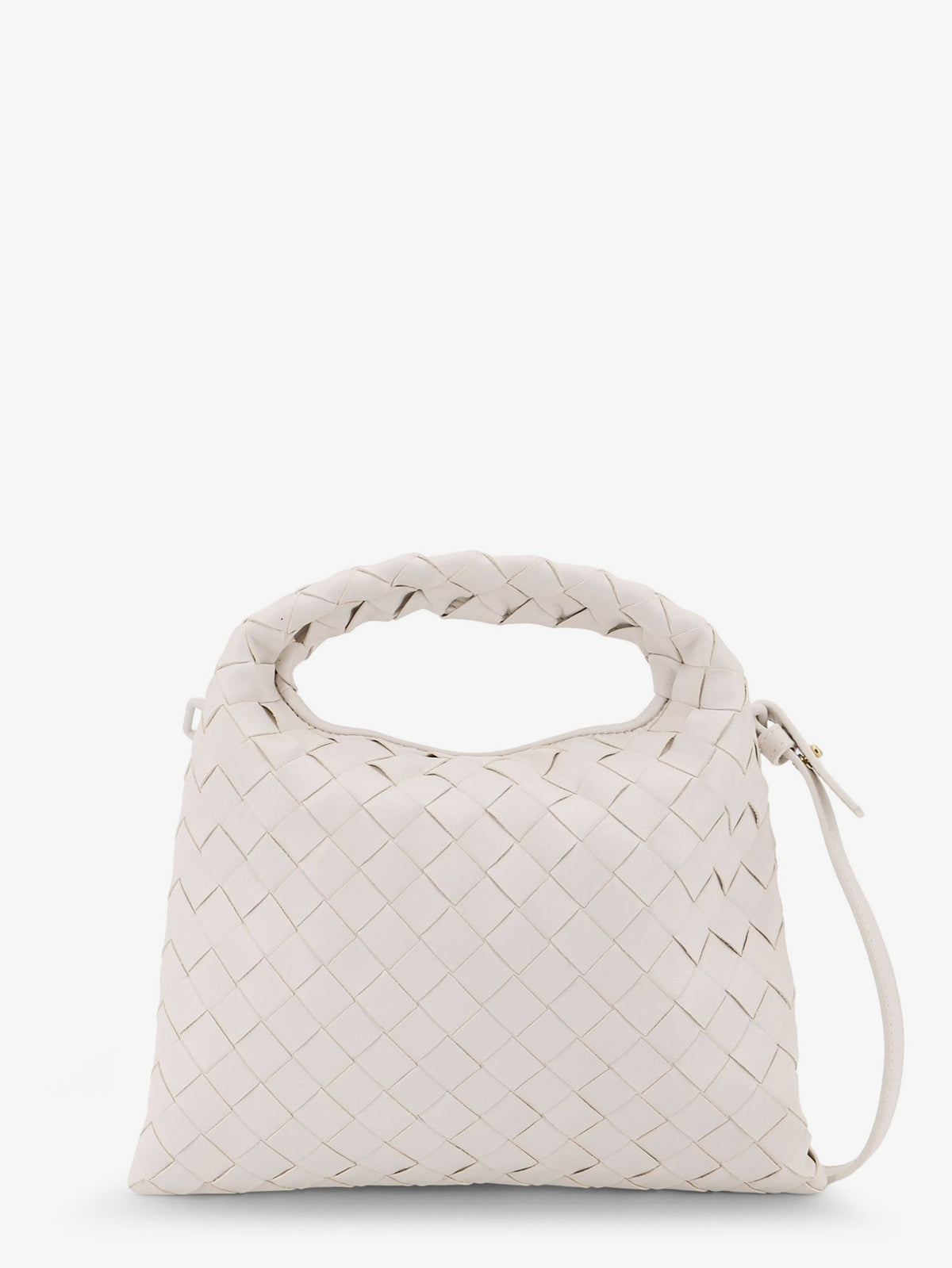 Mini Hop leather crossbody bag with Intrecciato pattern 3