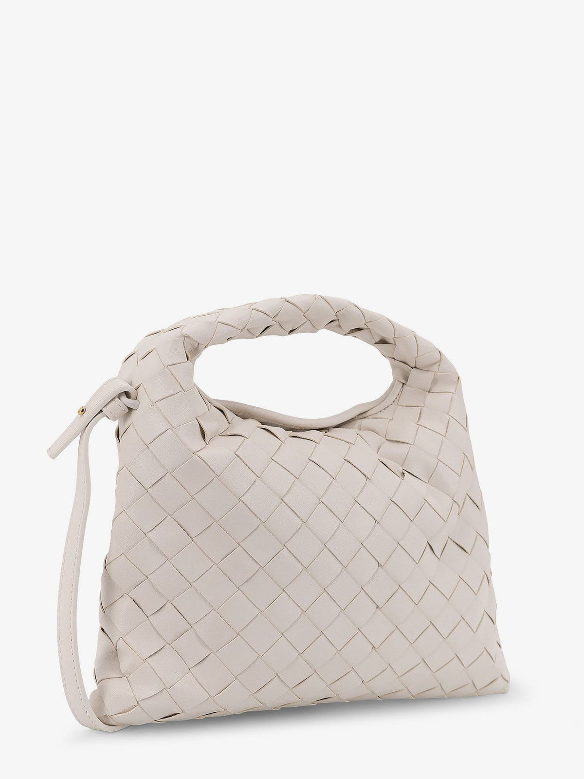 Mini Hop leather crossbody bag with Intrecciato pattern 4