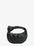Mini Jodie leather handbag with Intrecciato motif