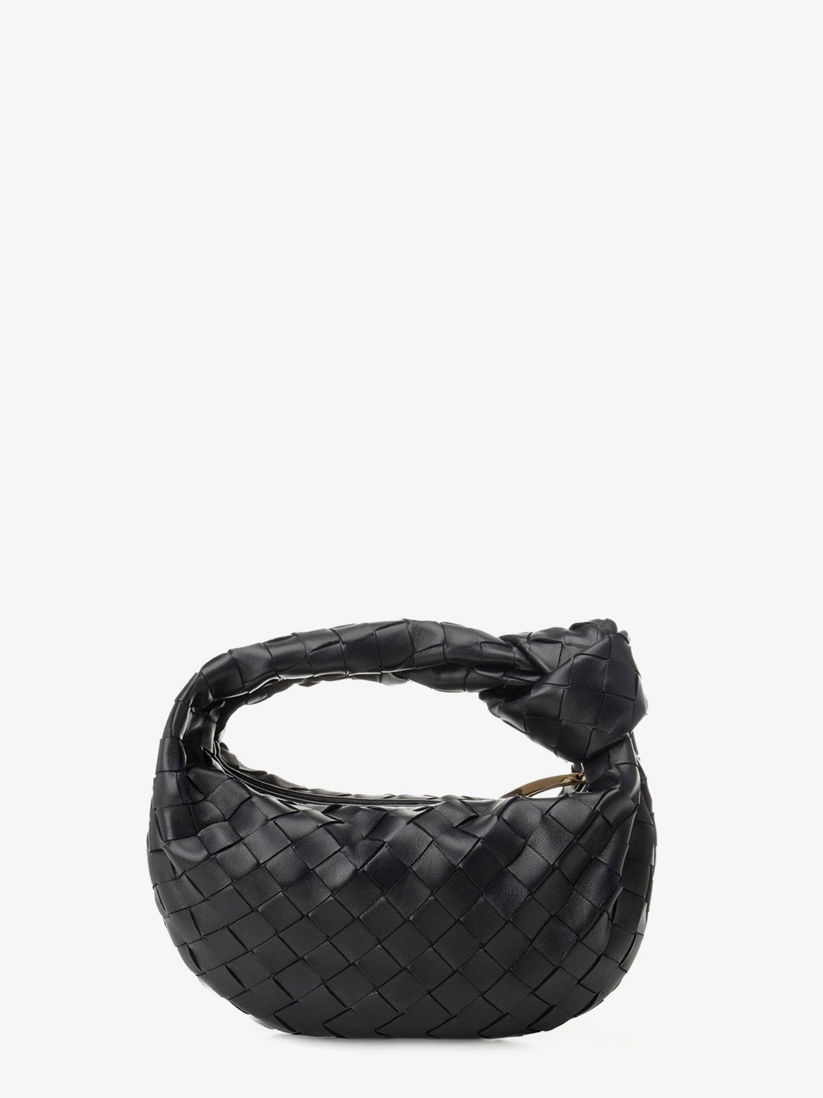 Mini Jodie leather handbag with Intrecciato motif 2