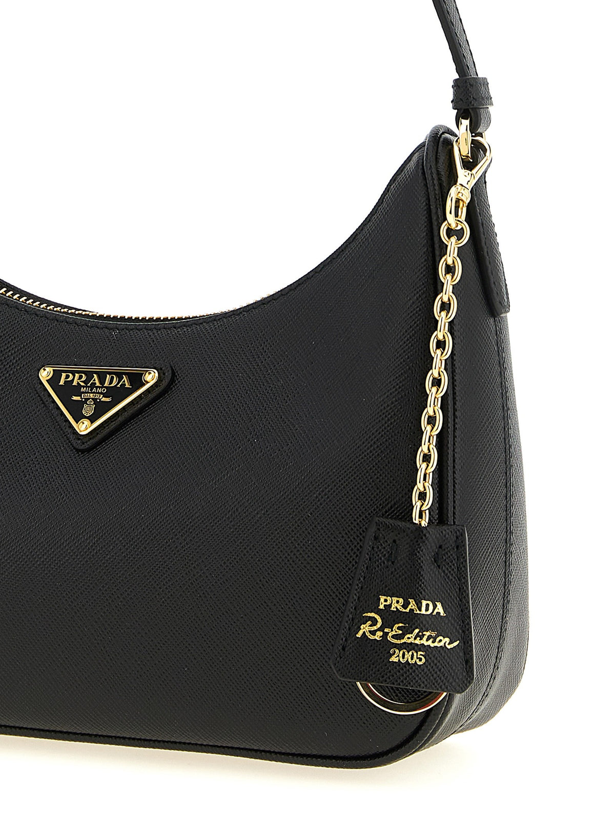 Mini 'Re-Edition 2005' Saffiano Shoulder Bag 3