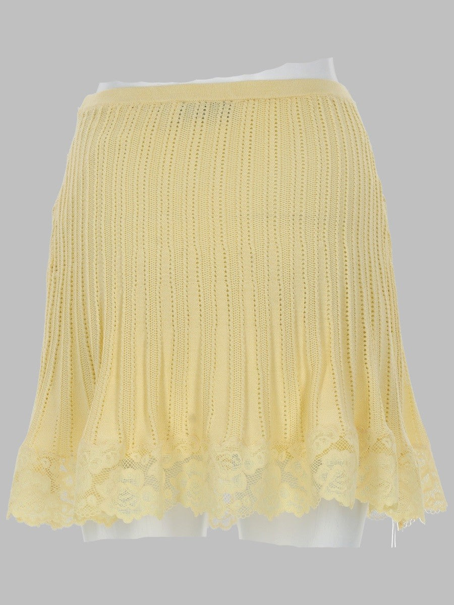 MINIGONNA IN MAGLIA TRAFORATA 2