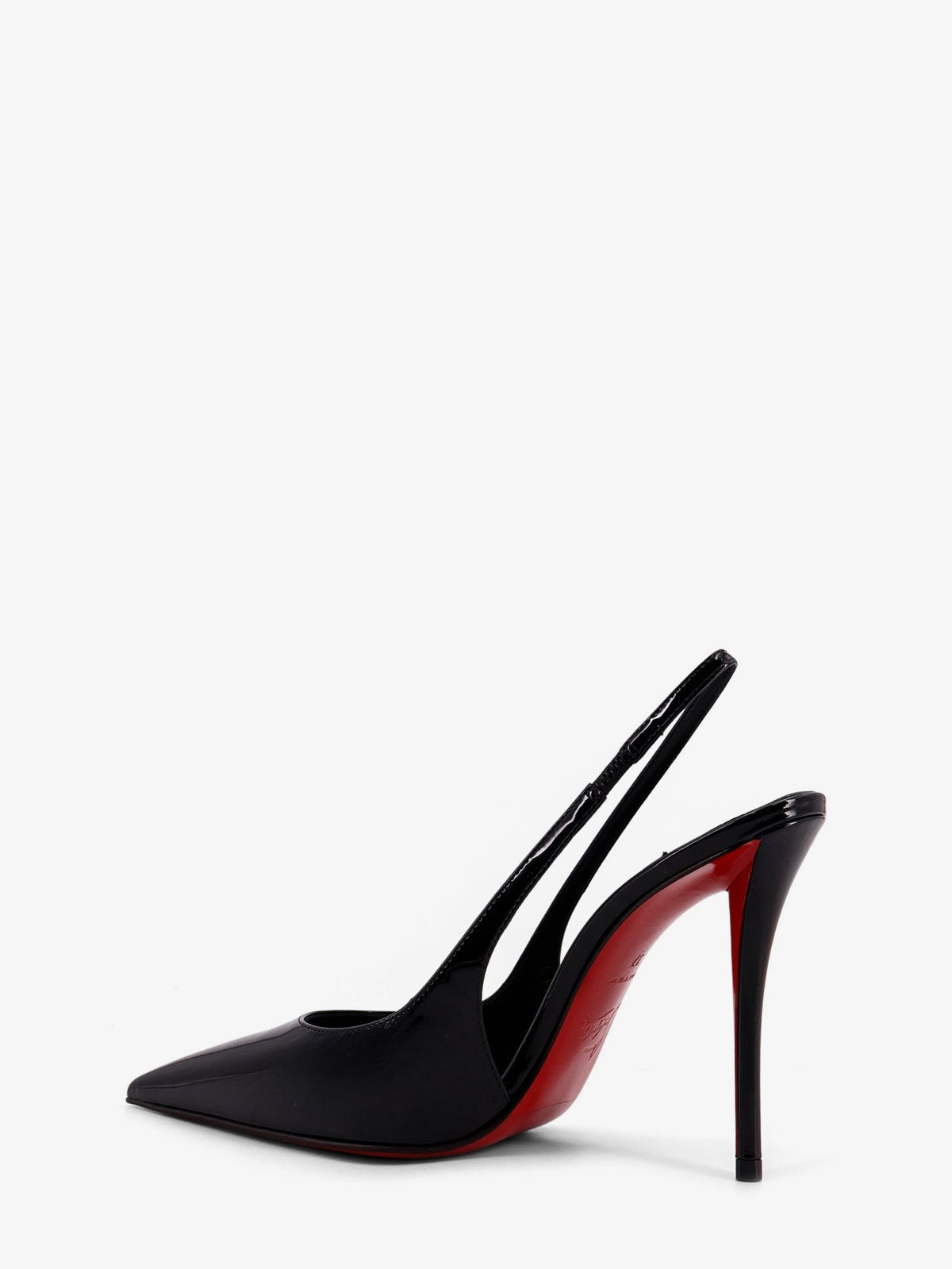 Miss Z patent leather slingback décolleté 3