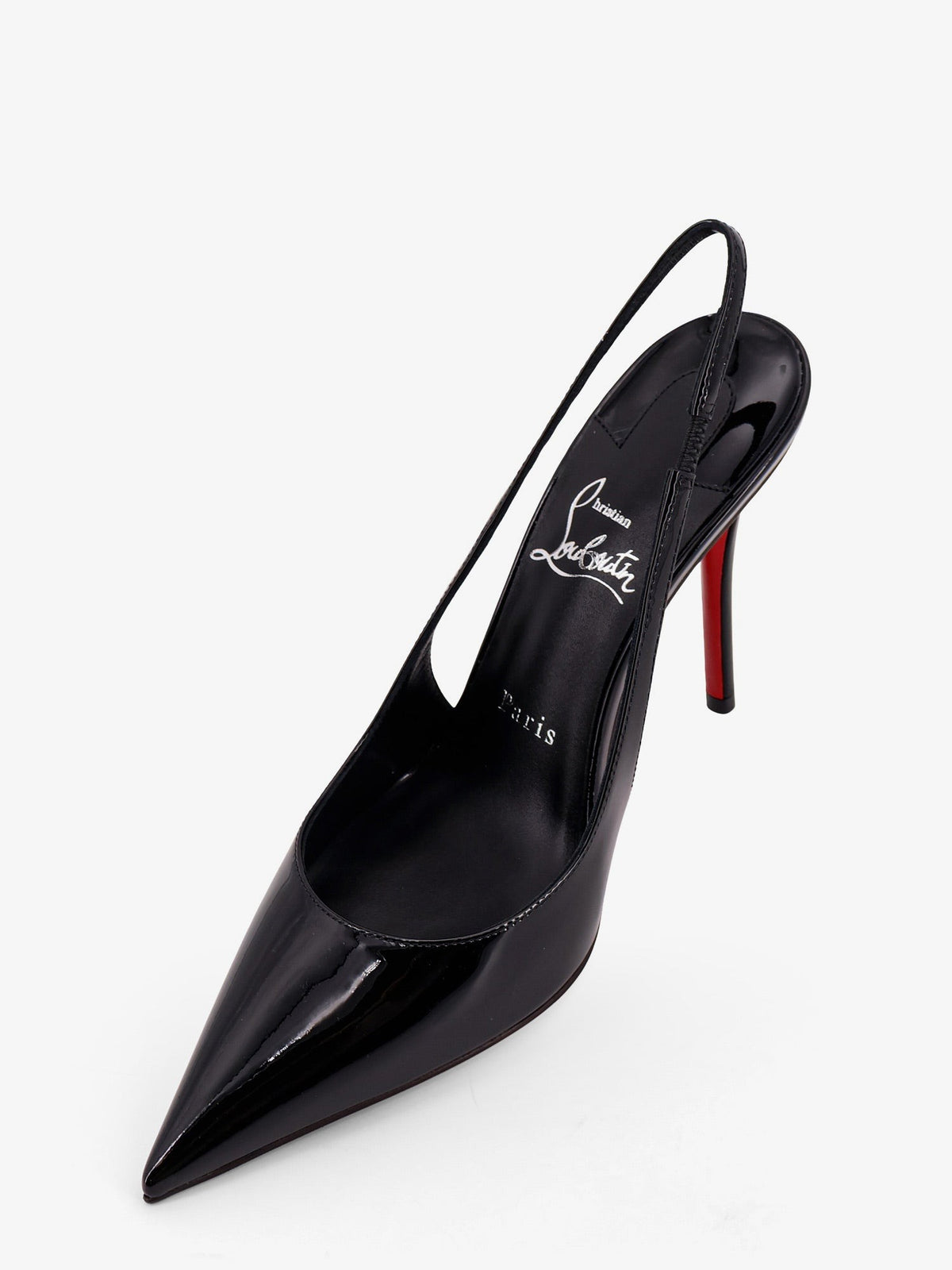 Miss Z patent leather slingback décolleté 4