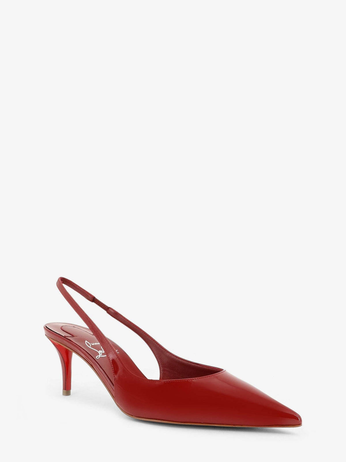 Miss Z patent leather slingback décolleté 2