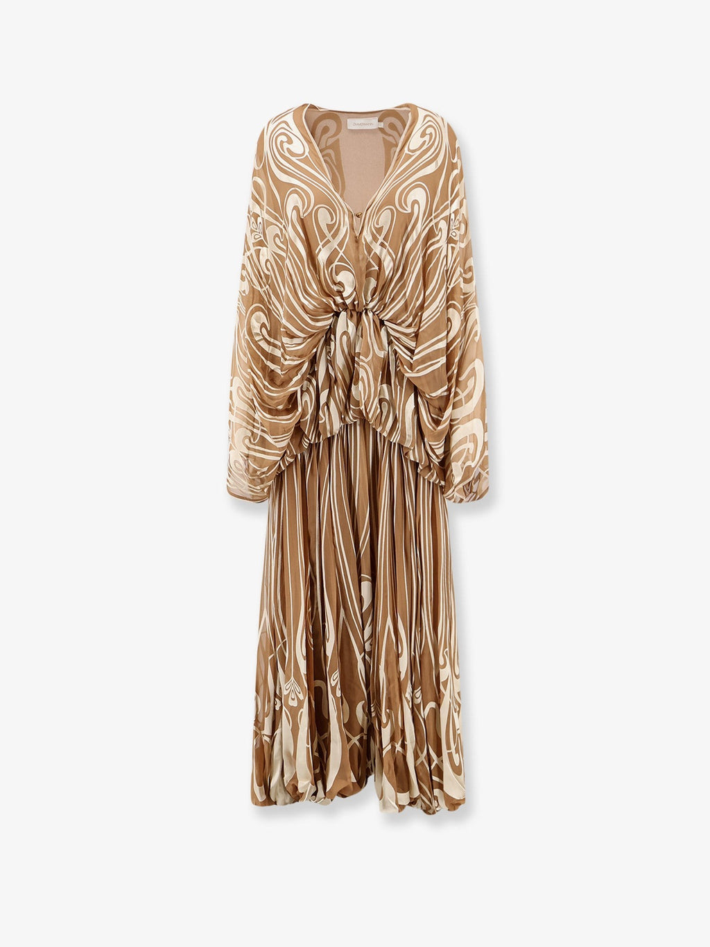 Momentum Burnout Bubble Gown silk dress