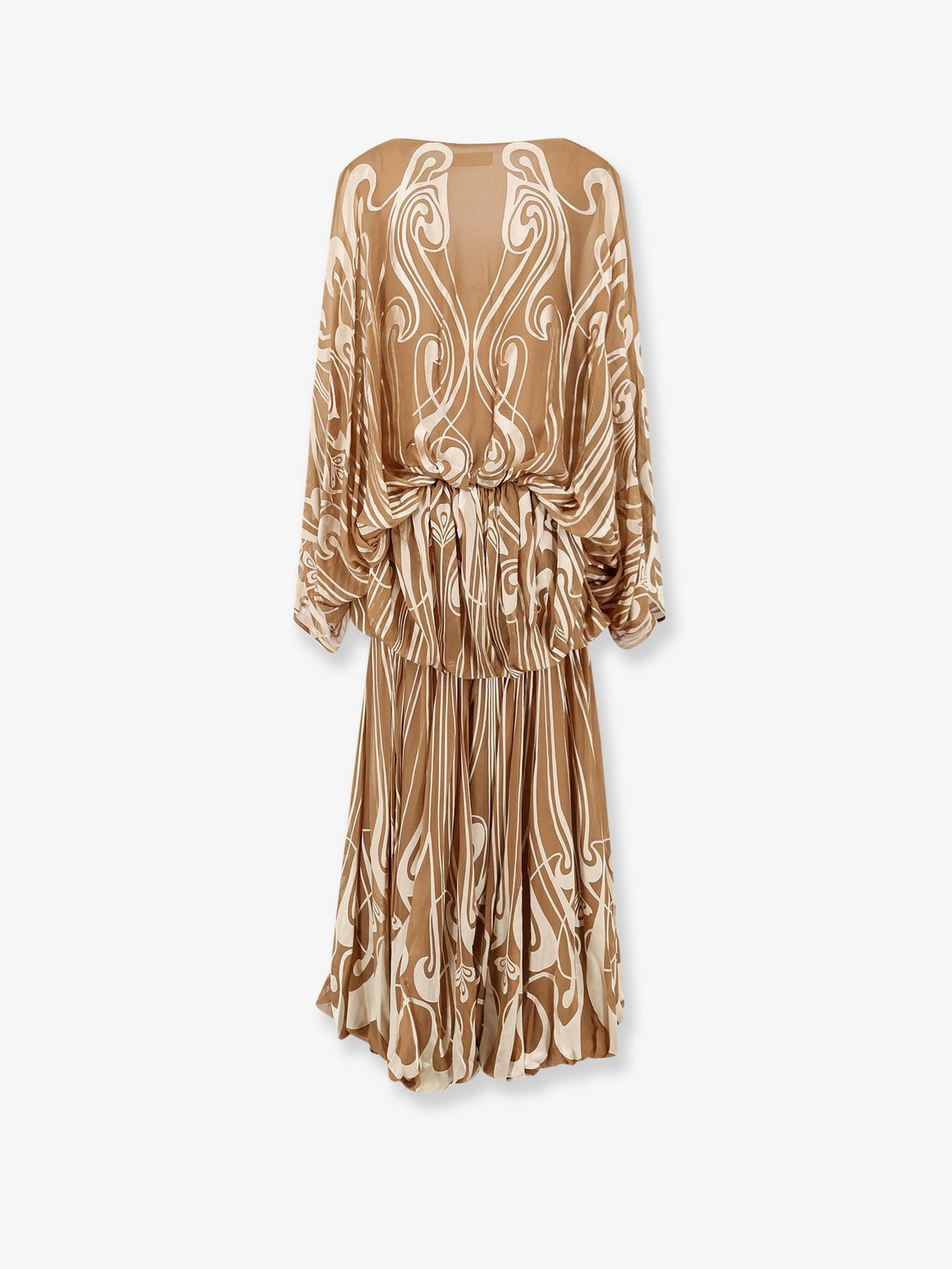 Momentum Burnout Bubble Gown silk dress 2