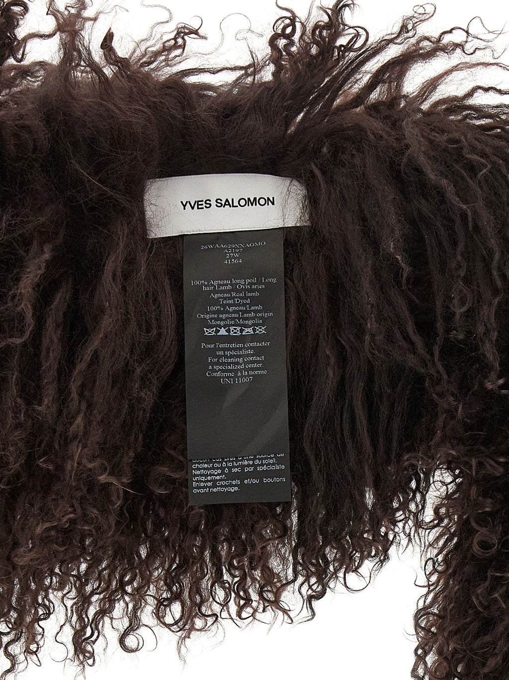 Mongolian sheepskin scarf 3