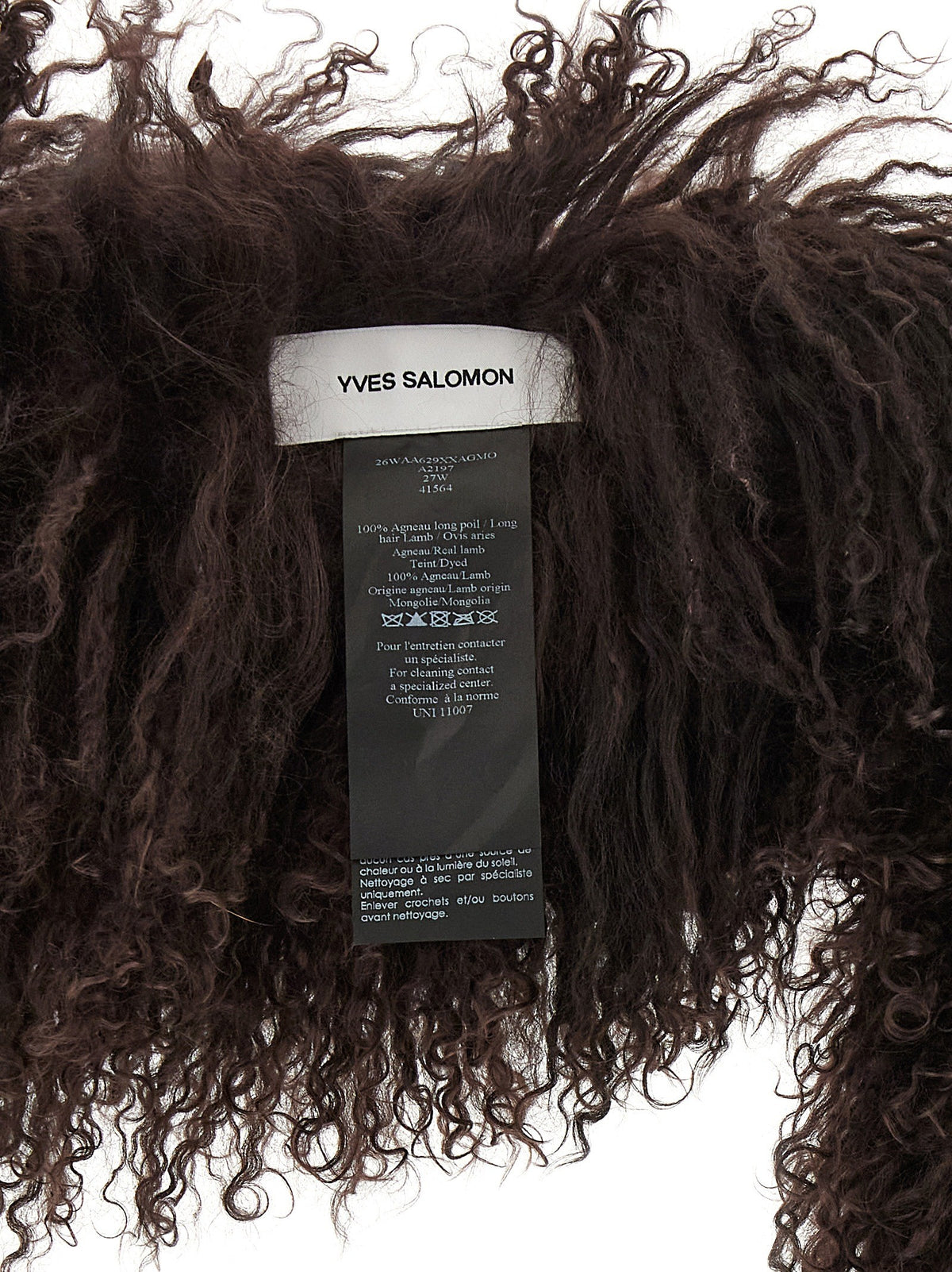 Mongolian sheepskin scarf 3
