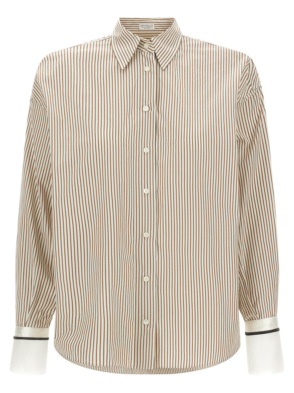 'Monile' cuffed shirt