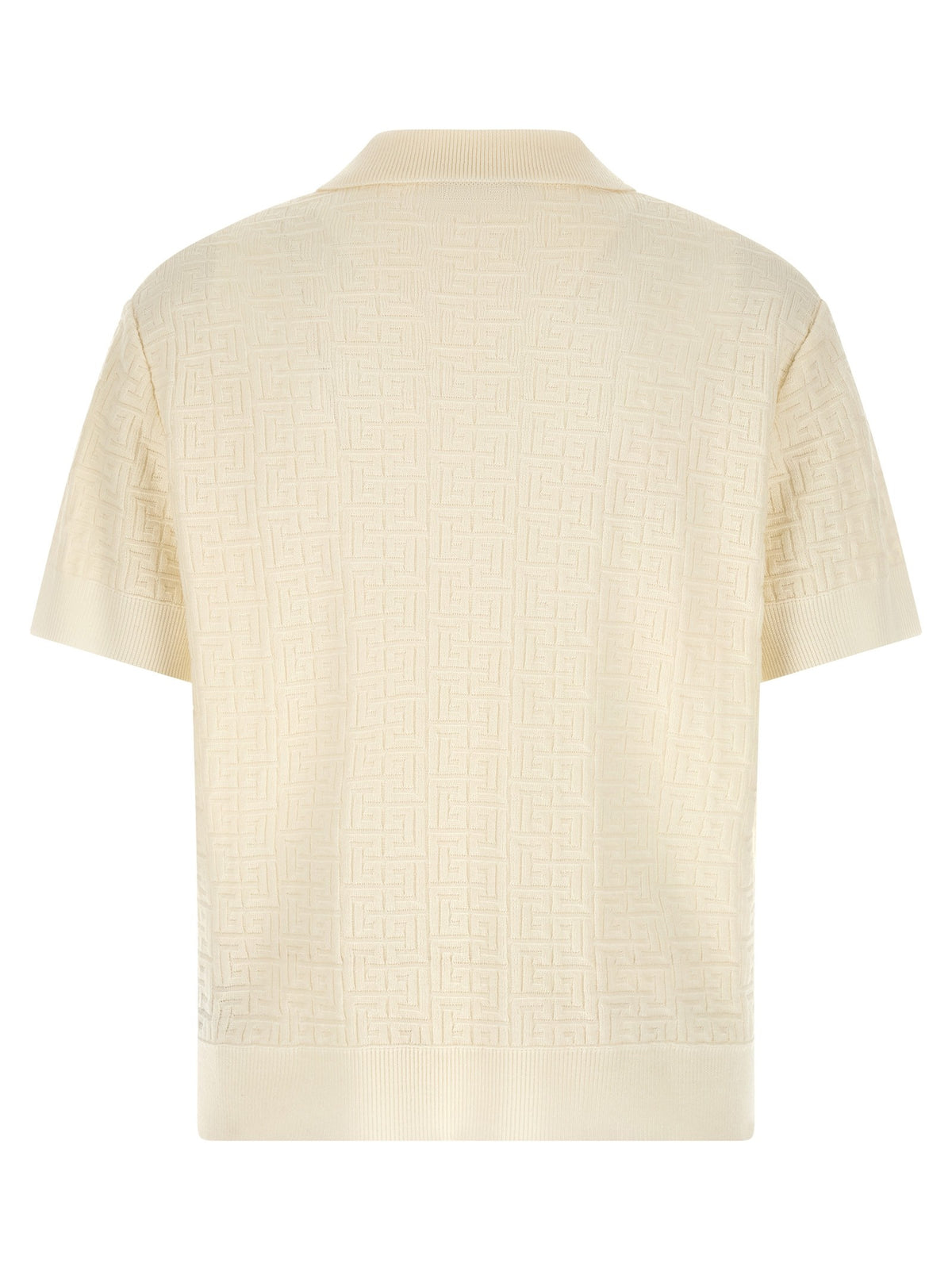 Monogram jacquard polo shirt 2