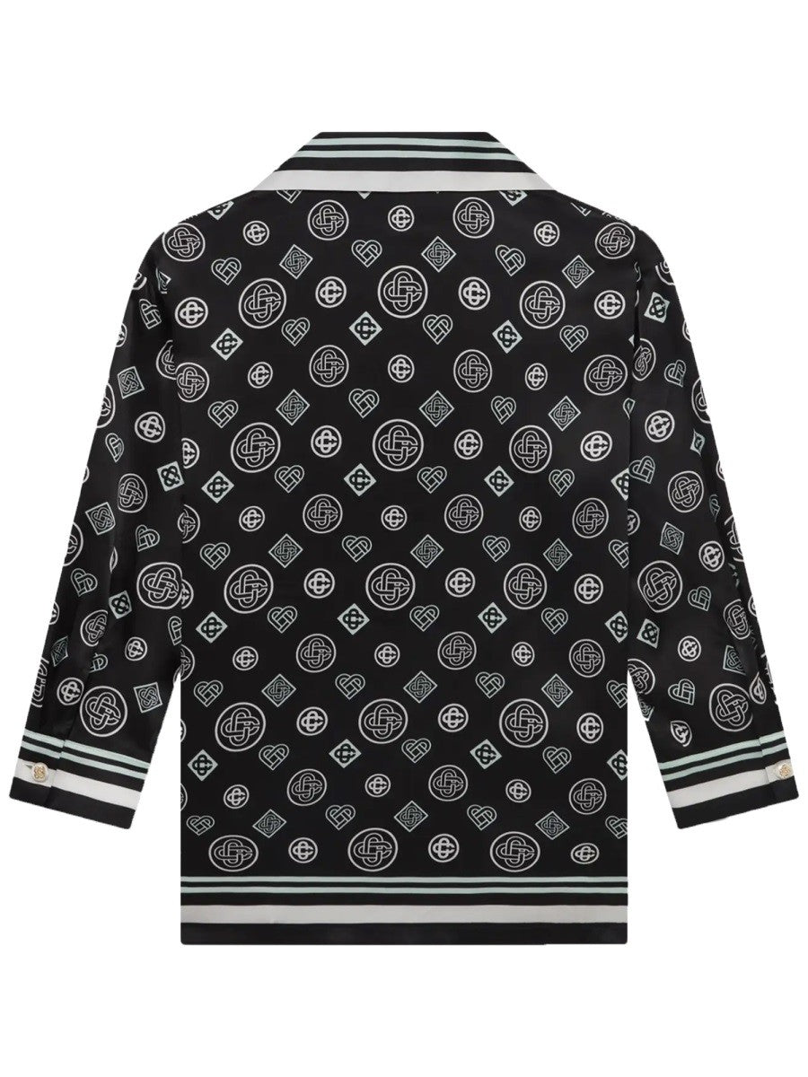 "MONOGRAM" PAJAMA SHIRT 2