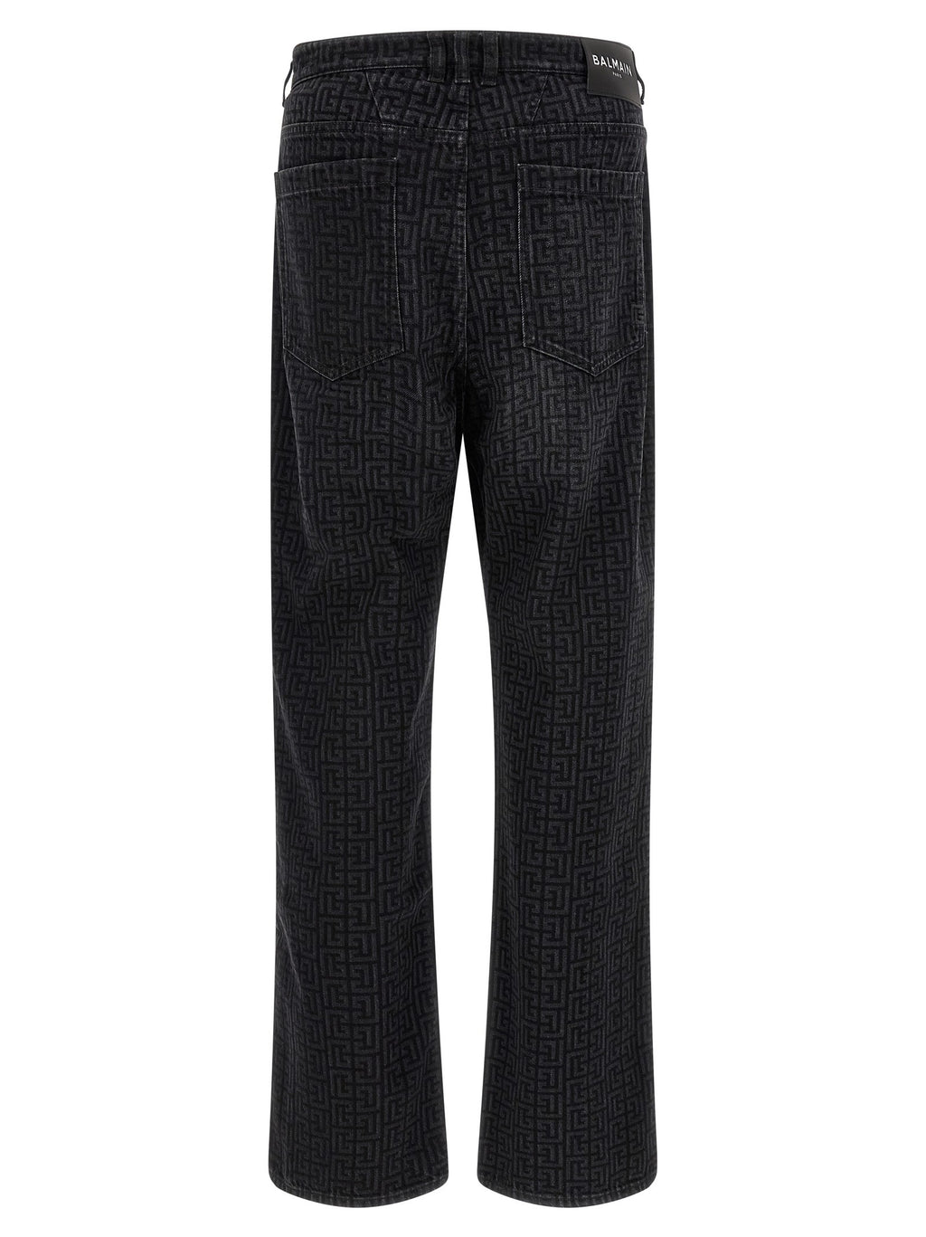 Monogram pattern jeans 2
