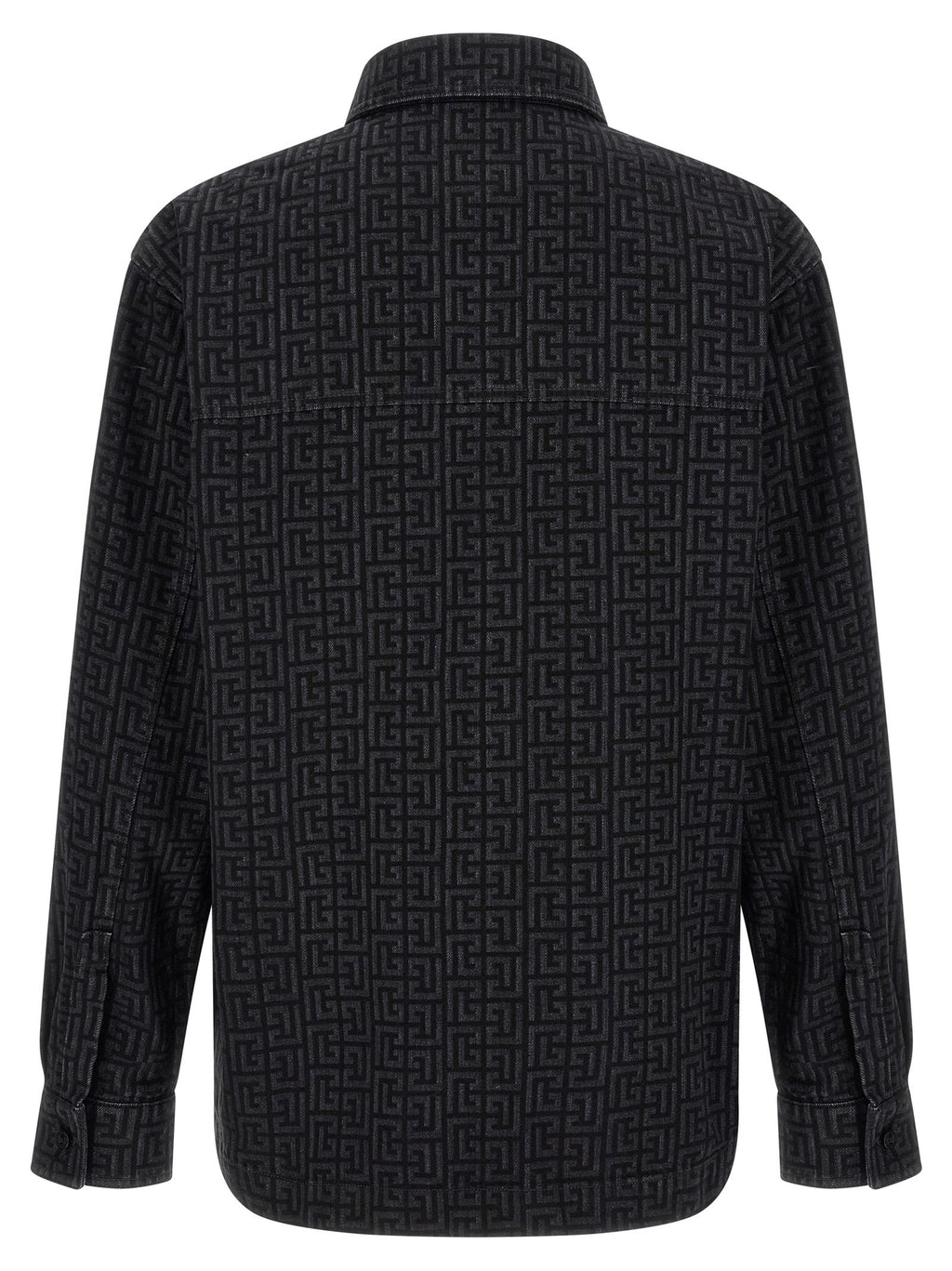 Monogram pattern overshirt 2