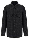 Monogram pattern overshirt