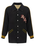 'Monogram Snap' reversible jacket
