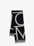 Monogram wool scarf