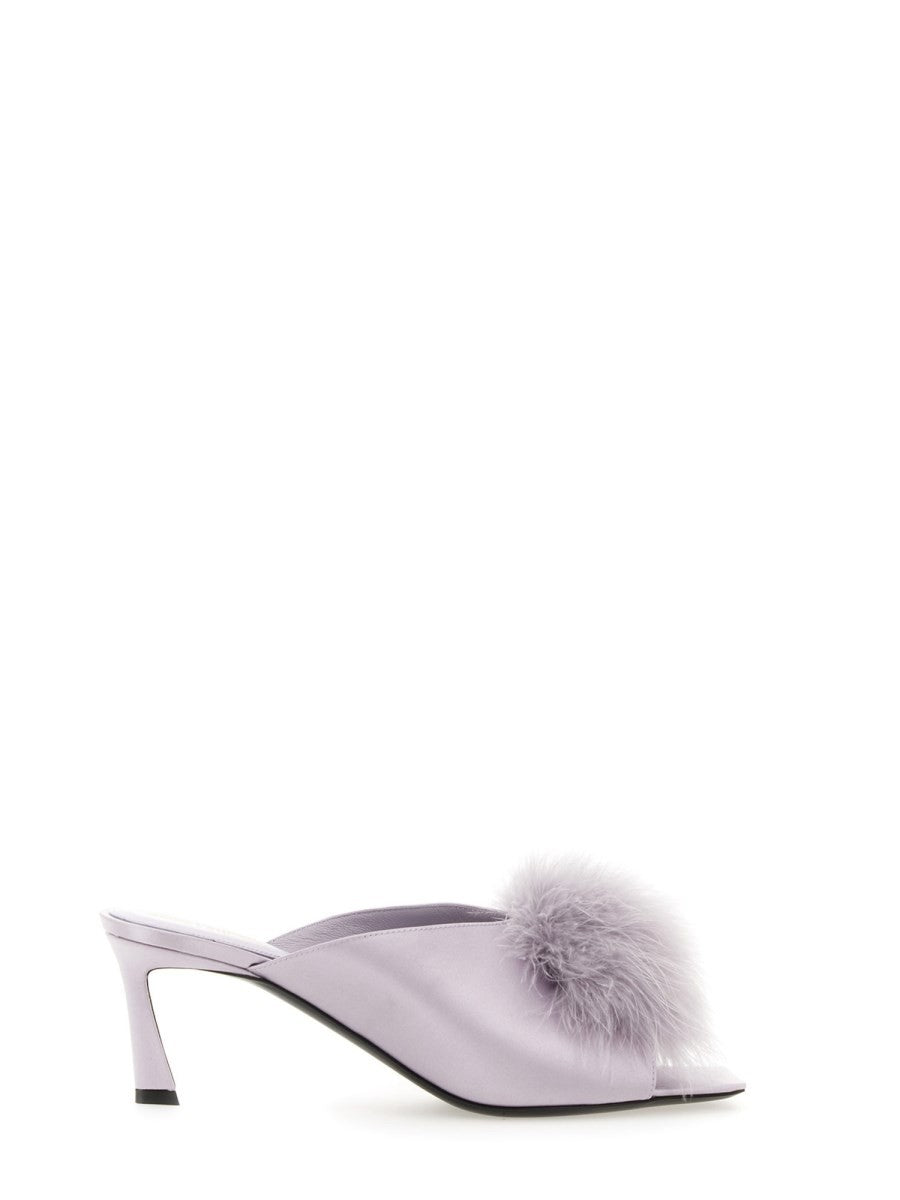 MULE MAE IN SATIN CREPE