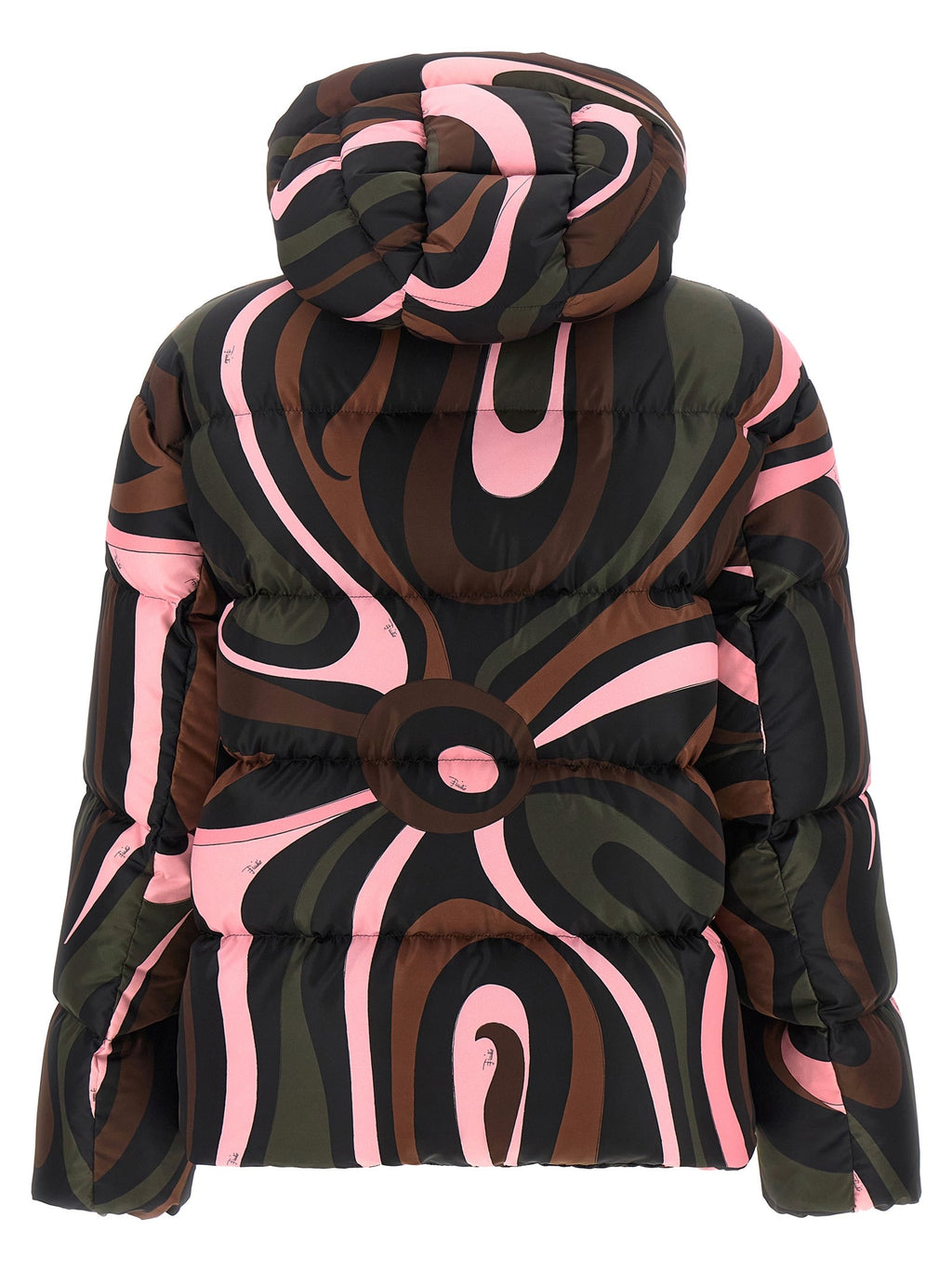 Multicolor 'Marmo' down jacket 2