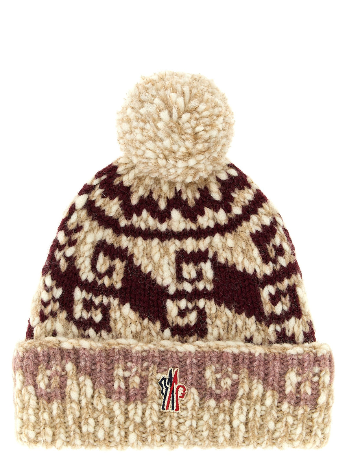 Multicolor pon pon beanie