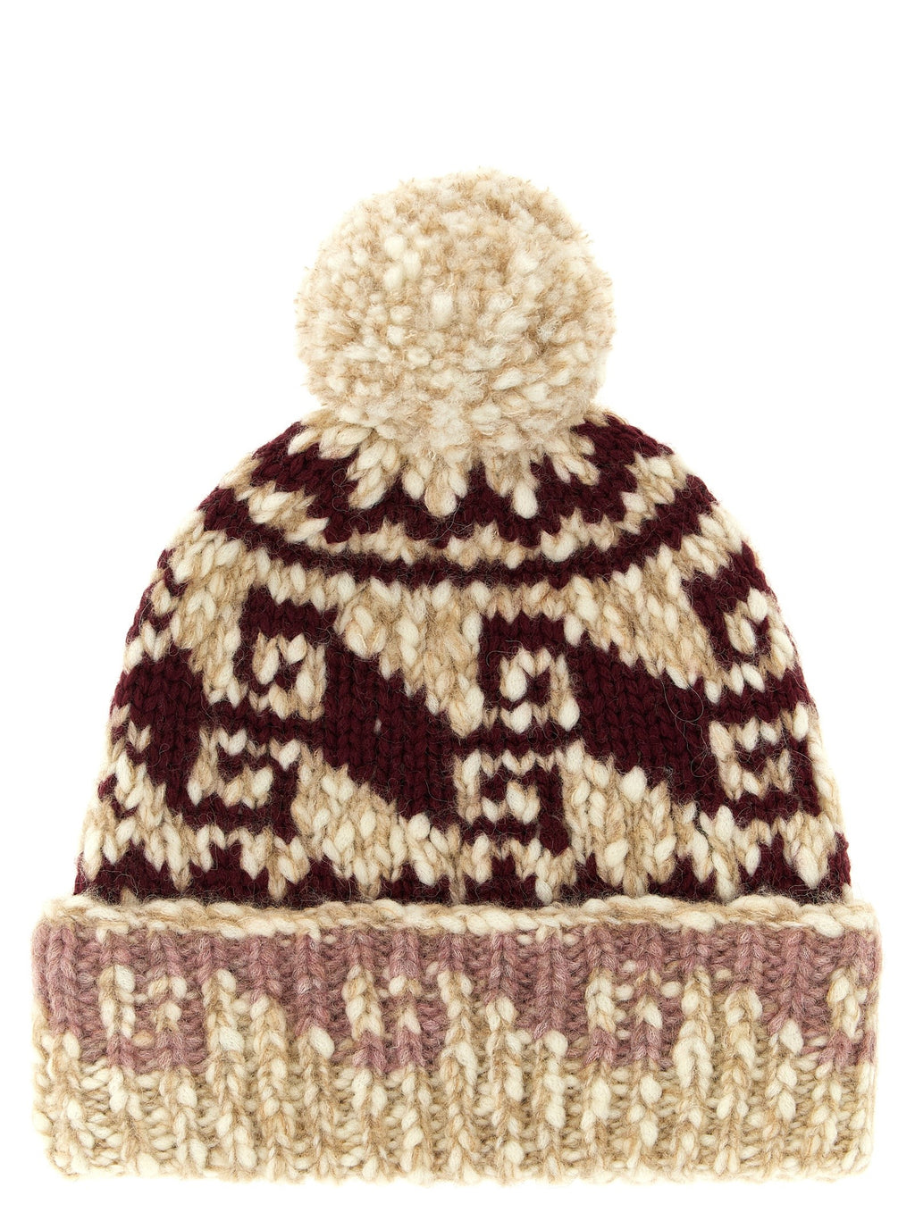 Multicolor pon pon beanie 2