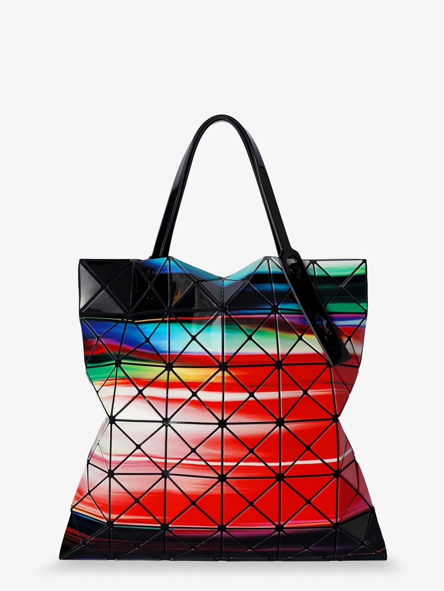 Multicolor PVC shoulder bag